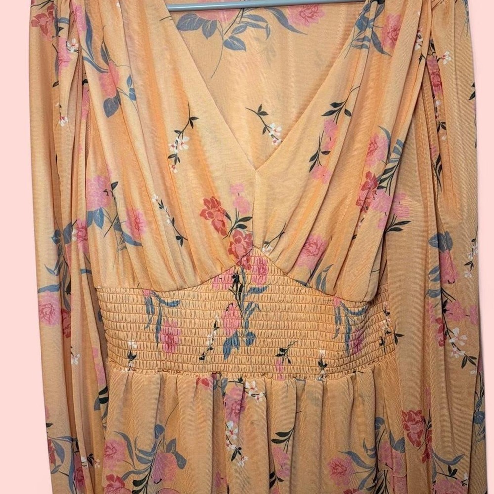 Yellow floral shirt